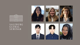 From top row, left to right, headshots of Jihyun Park, Isabelle Weber, Allison Maier, Yohan Lee, Ga Young Imm, and Aaisha Dadi Patel
