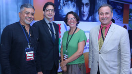 From left to right - Parag Mankeekar, Stacy Baird, Seda Röder, and Charles Ehrlich at the Pune International Literary Festival