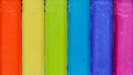Rainbow-colored chalk Photo by Toni Reed on Unsplash