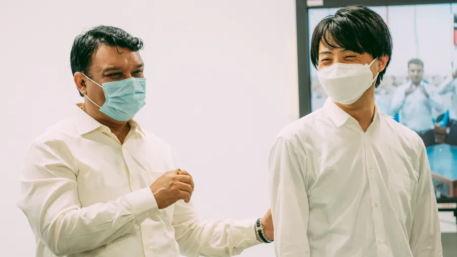 Nikhil Agarwal and Tatsuya Honda