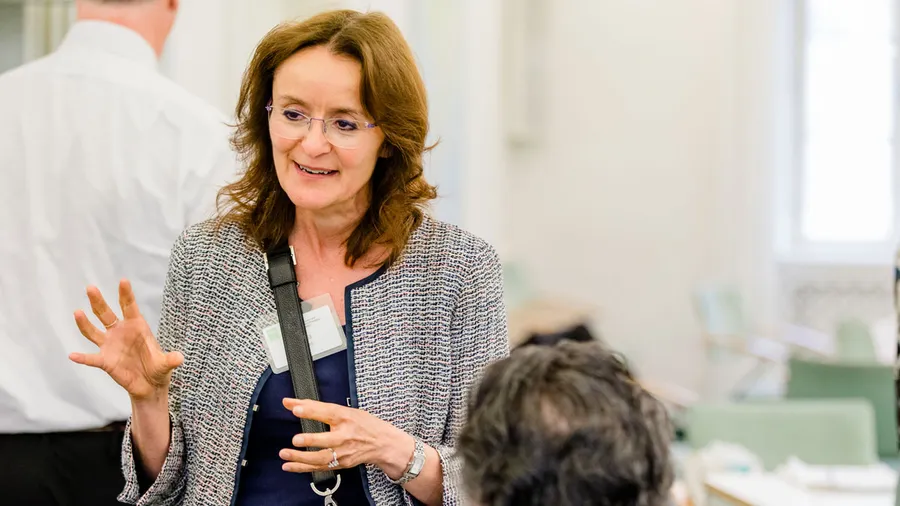 Salzburg Global Fellow Fiona Adshead in conversation in Parker Hall