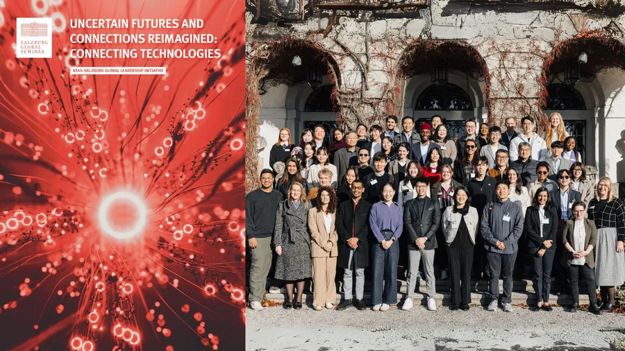 Image of the report cover from the Salzburg Global - KFAS Leadership Initiative in 2024.