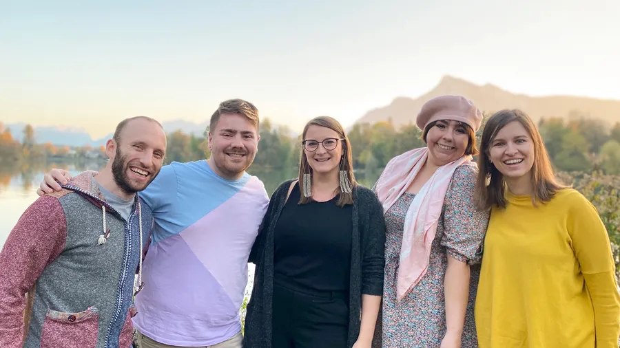 From left: Micheal Prosserman, Daniel Rumbolt, Katie Green, Frances Koncan, Alison Uttley. (Photo: Claire Kidwell)