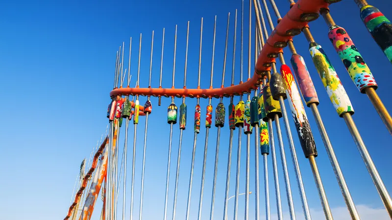 A street installation in Qingbu Sports Park. Photo by Yi-Lin Tsai