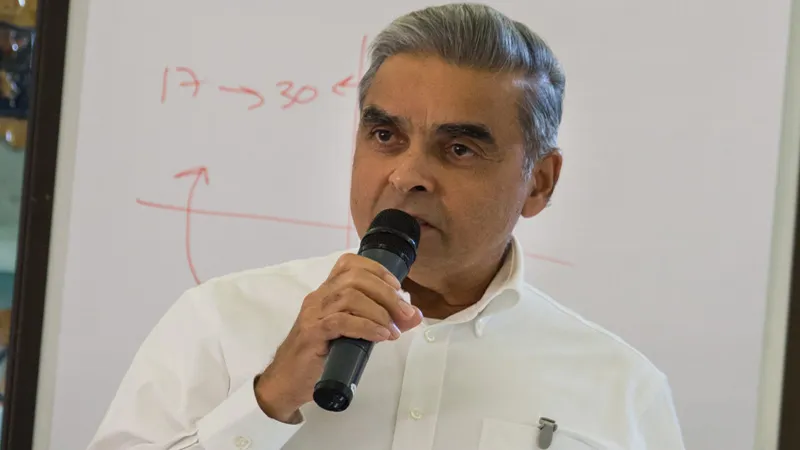 The co-author of the article, Kishore Mahbubani, speaking at Salzburg Global Seminar
