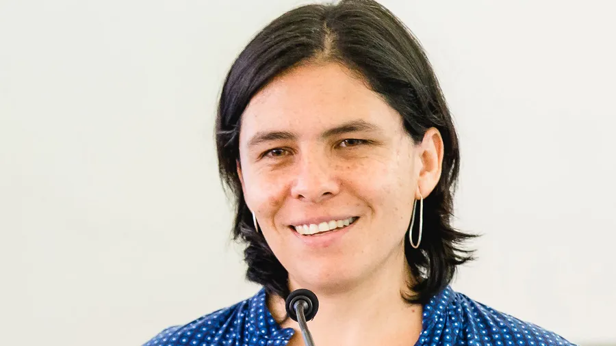 Daniela Rea speaking at the 12th Salzburg Academy on Media and Global Change