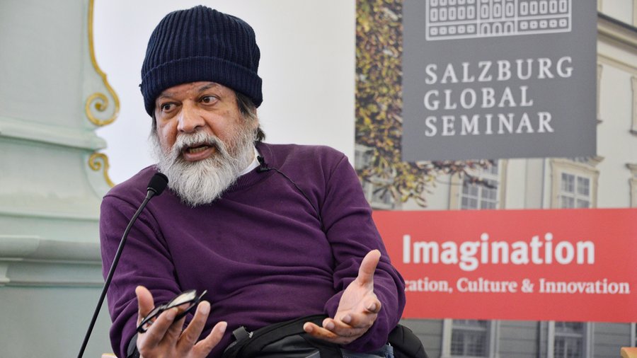 Shahidul Alam speaking at Salzburg Global Seminar