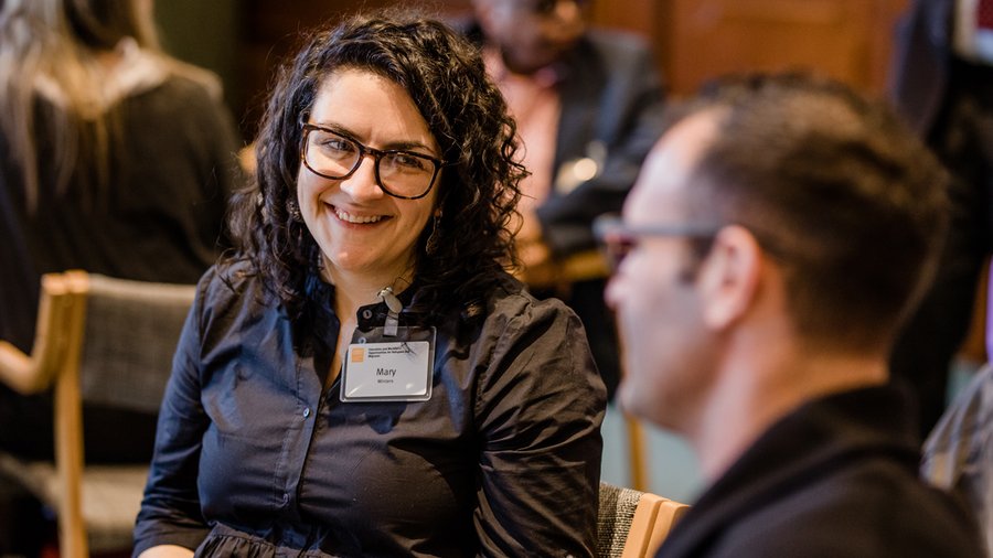 Mary Winters in conversation at Salzburg Global Seminar