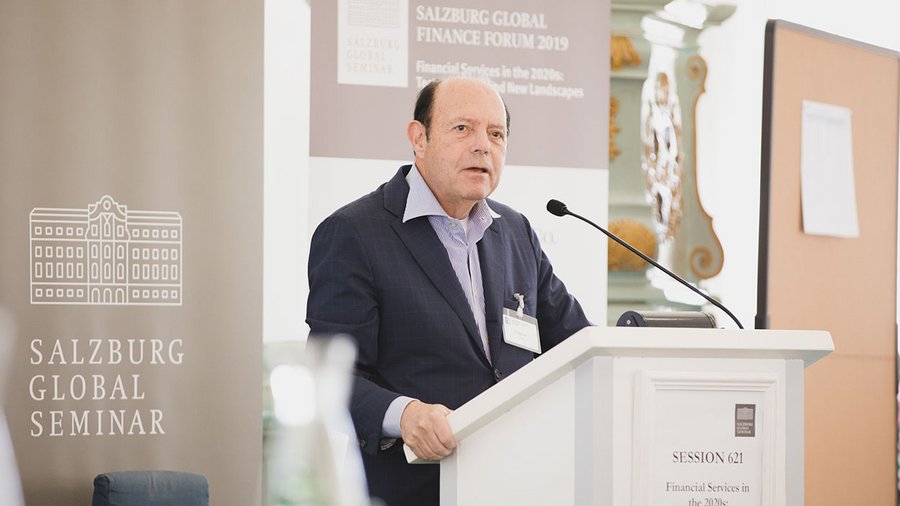 Eugene “Gene” Ludwig speaking at Salzburg Global Seminar