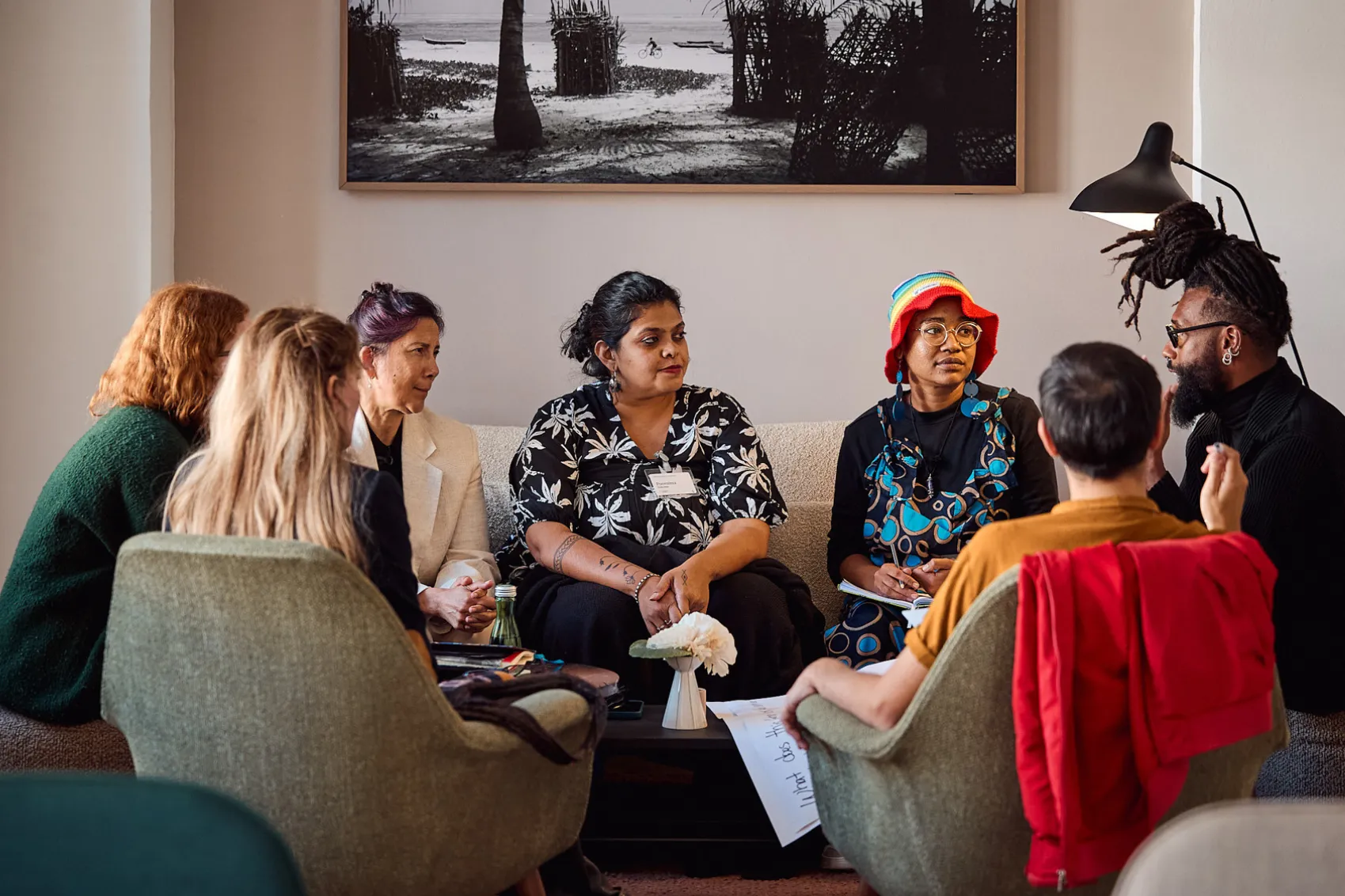 Group Discussion at the Schloss