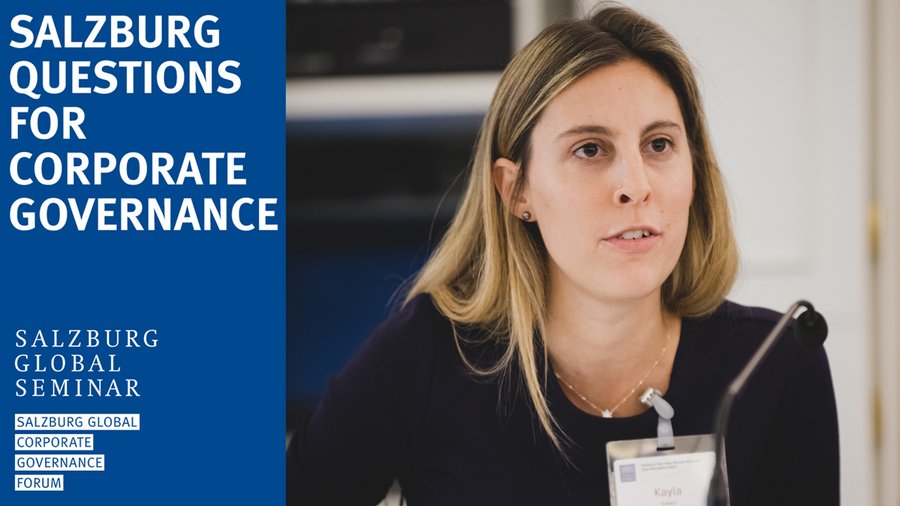 Kayla Winarsky Green at Salzburg Global Seminar