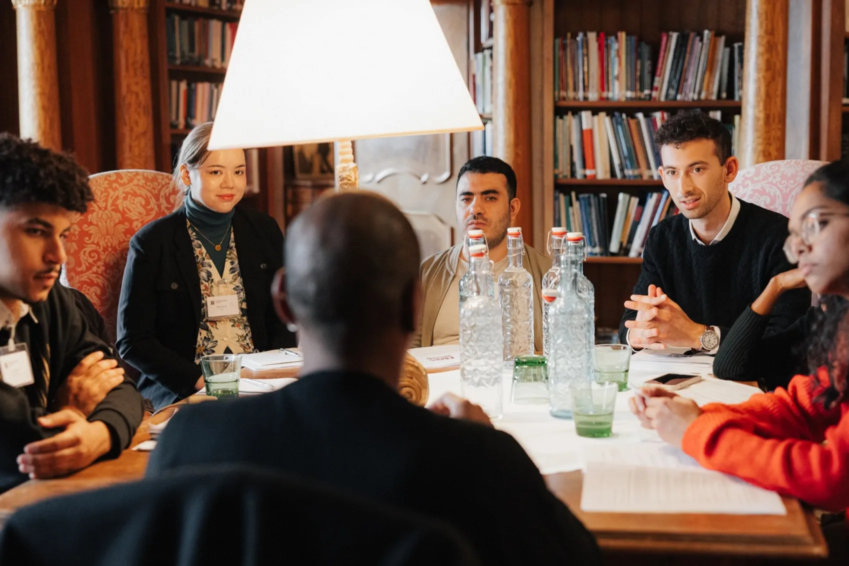 People Talking at the Schloss Leopoldskron