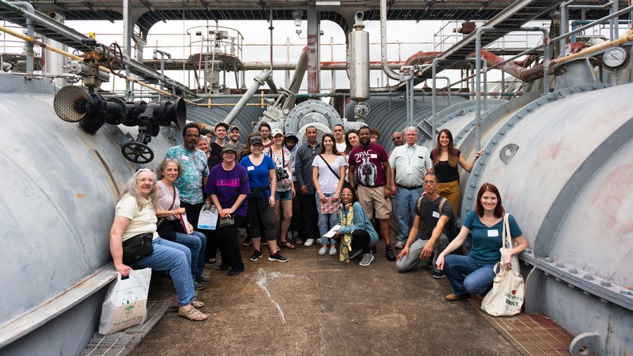 Art Fellows pose for a group photo