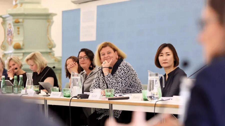 Mathilde Mesnard at this year's program of the Salzburg Global Corporate Governance Forum