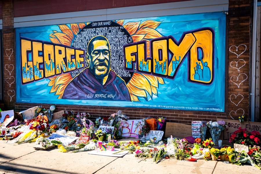 Graffiti mural honouring George Floyd | Minneapolis, MN, USA