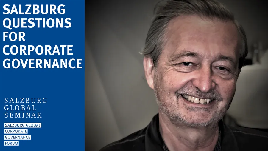 Photo of Roland Deiser and Salzburg Questions for Corporate Governance ident