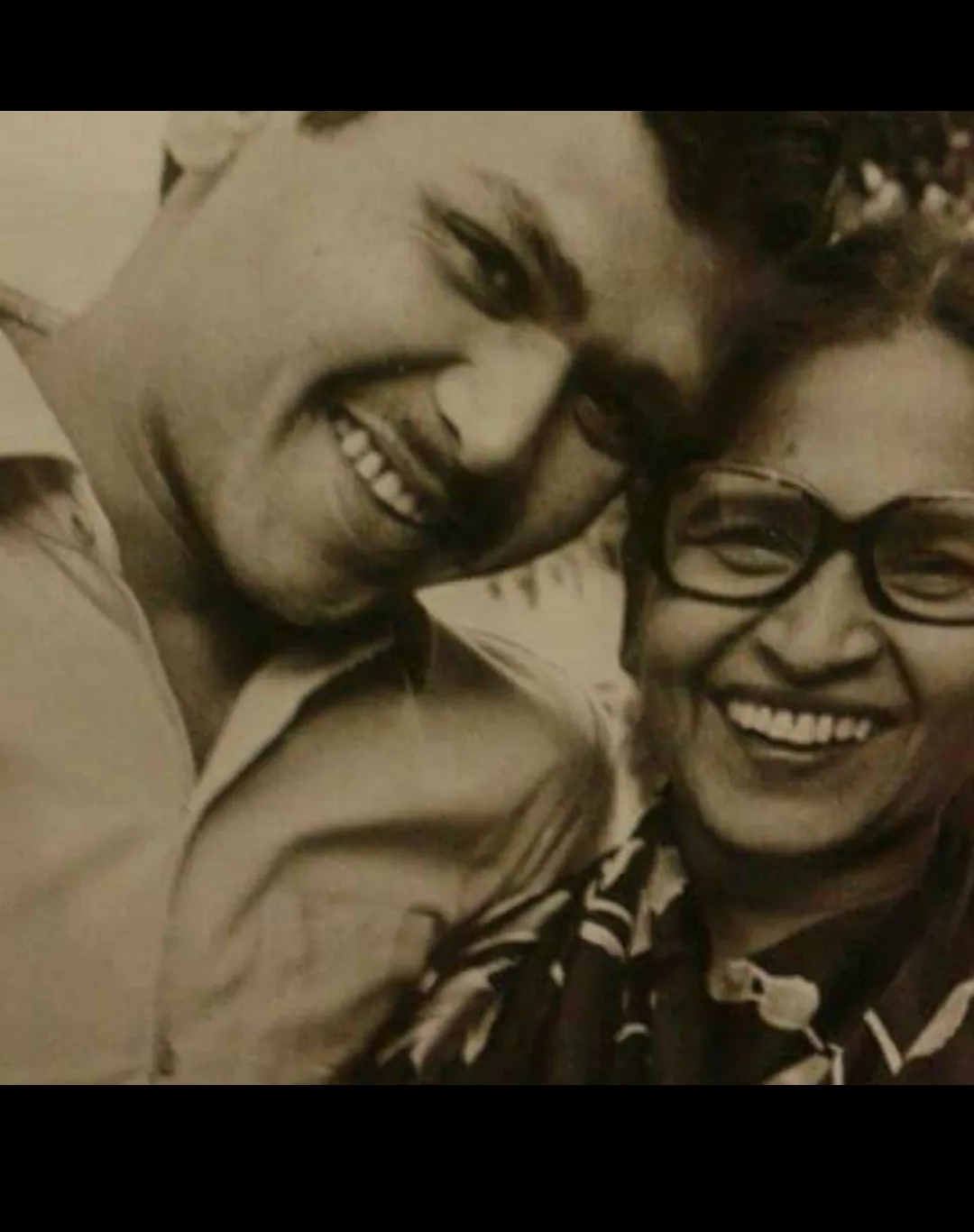 Mohammad Aslam With His Mother