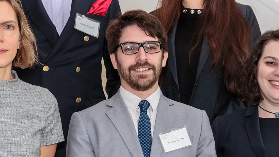Marcos Kotlik, a recent LLM graduate from the University of Michigan Law School, at the sixth annual Salzburg Cutler Fellows Program in Washington, D.C. earlier this year

