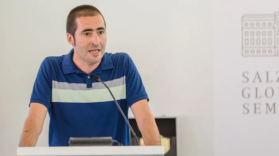 Paul Mihailidis at the 2018 Salzburg Academy on Media & Global Change