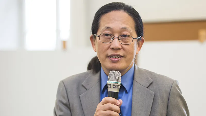 Wangsheng Li speaking at the Salzburg Global Seminar session Driving Change: Global Talent Management for Effective Philanthropy