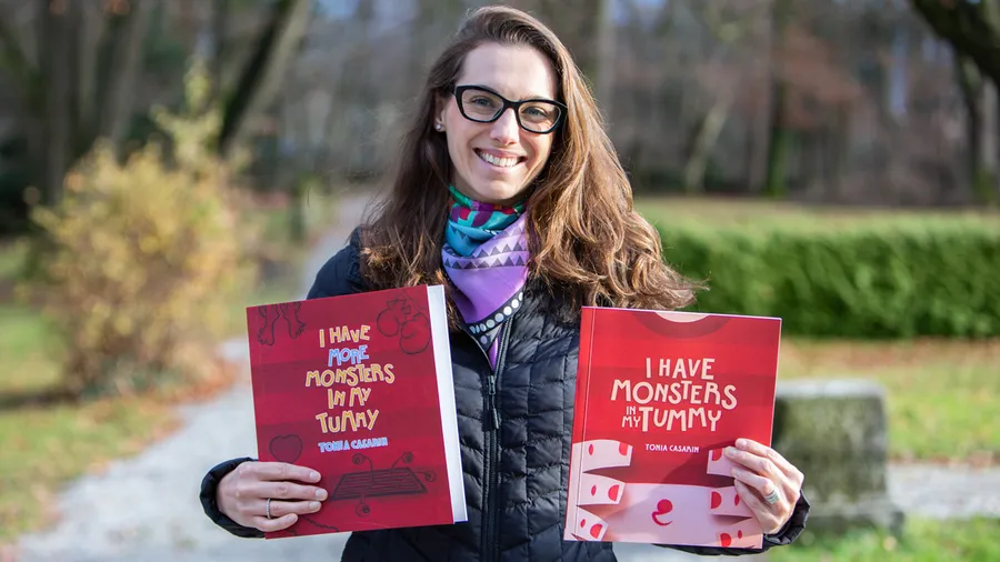 Tonia Casarin is the author of two best-selling children’s books in Brazil: I Have Monsters in My Tummy, and I Have More Monsters in My Tummy