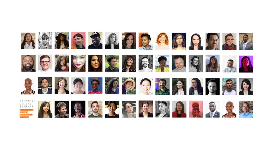 Participants taking part in the fifth program of the Salzburg Global Forum for Young Cultural Innovators