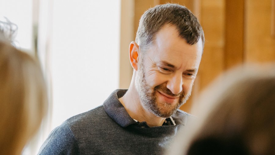 A photo of Paul Bate at Schloss Leopoldskron taken in November 2018