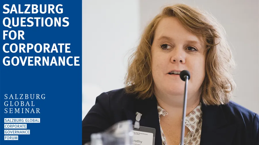 Dottie Schindlinger at Salzburg Global Seminar