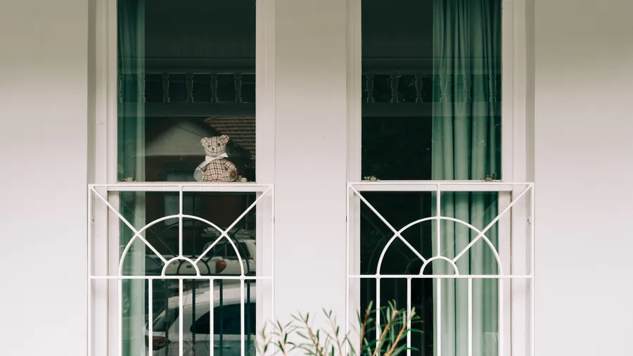 Teddy bear in the window of a neighborhood in COVID-19 lockdown. Photo: Nicolas Gonzalez/Unsplash