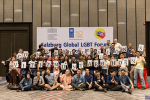 Participants of the 4th session of the Salzburg Global LGBT Forum congratulate Prof Vitit Muntarbhorn on his appointment as the first United Nations independent expert on LGBT rights