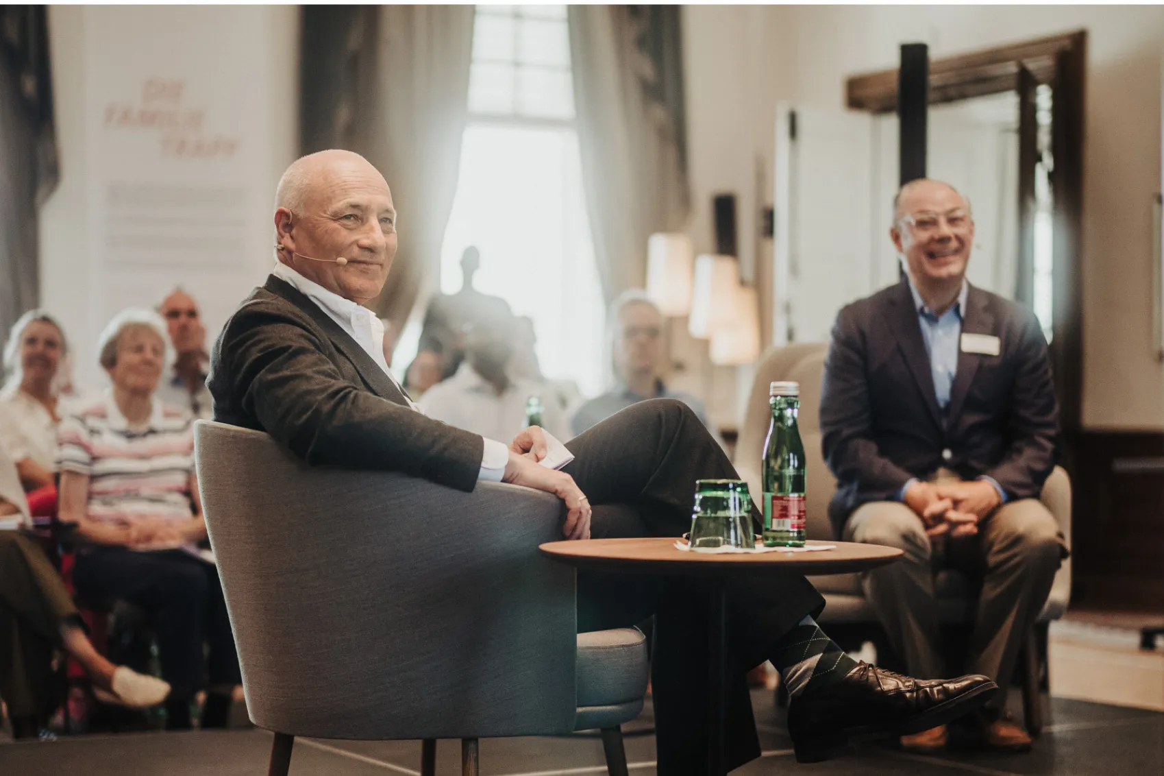 Martin Weiss at a discussion