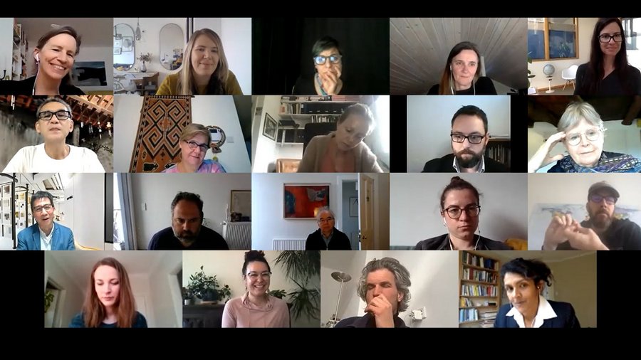 Participants taking part in The Humanizing Power of the Arts: Building Back Greener