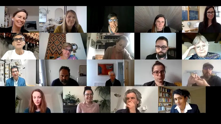 Participants taking part in The Humanizing Power of the Arts: Building Back Greener