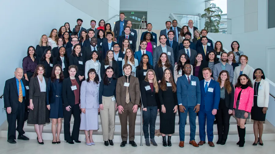 A group photo of Fellows who participated in the 11th annual Salzburg Cutler Fellows Program