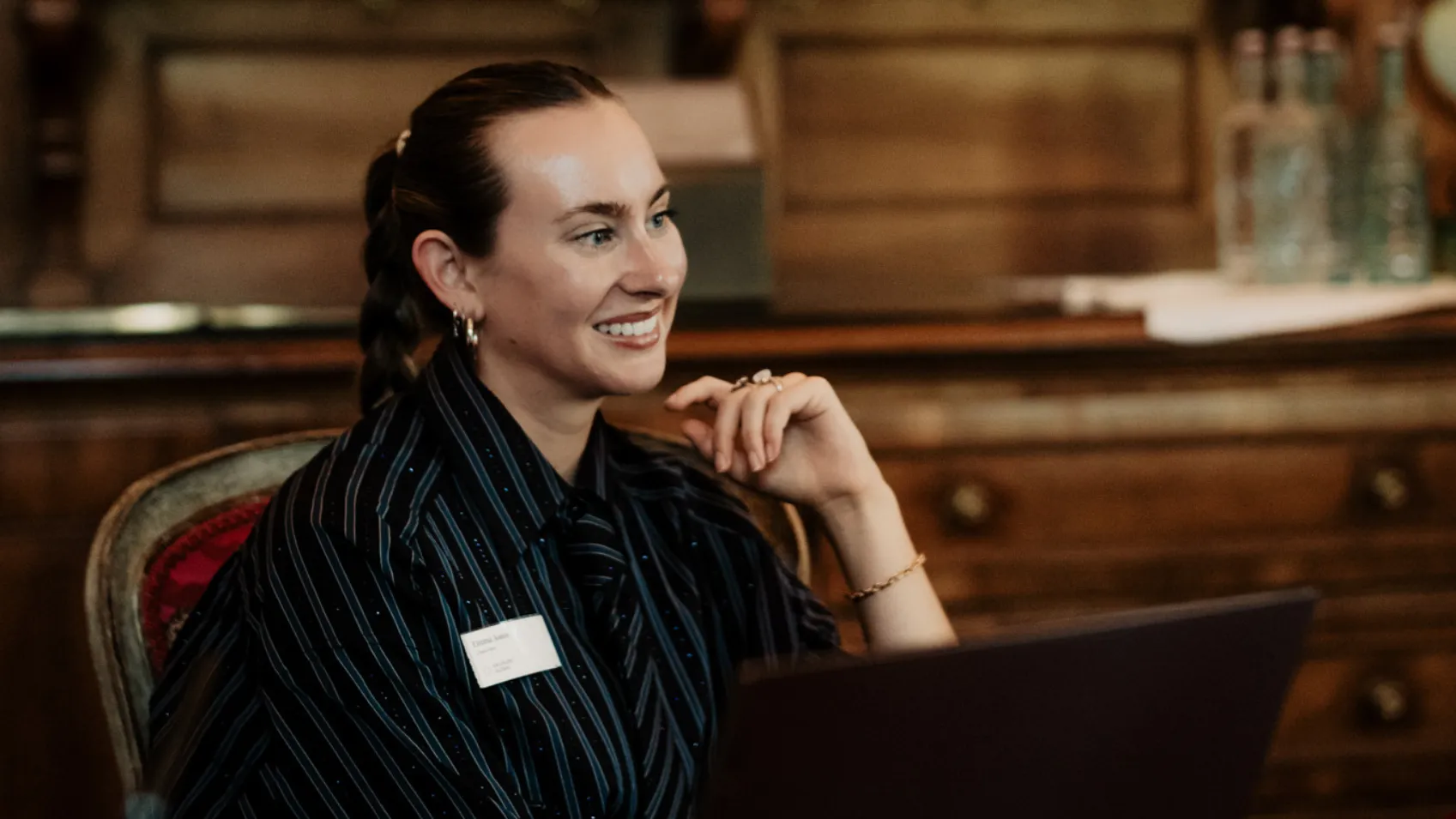 A Female in the Library