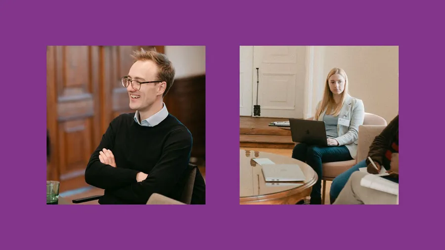 Photos of Peter Henderson and Laura Knight in Salzburg at "A Whole System Approach to Justice: Creating a Brighter and Safer Future for Today’s Youth"