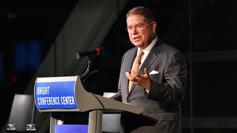 Alberto Ibargüen, President, John S. and James L. Knight Foundation, delivers the seventh Lloyd N. Cutler Lecture on the Rule of Law