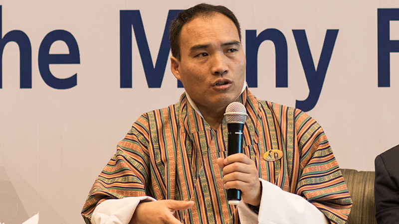 Ugyen Wangdi was one of two members of the National Assembly of Bhutan who participated in the 2016 session of the Salzburg Global LGBT Forum. He was joined by his colleague, Madan Kumar Chhetri on a fact-finding mission as they help their country rewrite their laws pertaining to LGBT rights.
