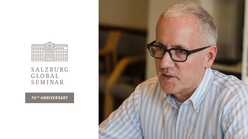 Chris Lehmann in conversation at the 15th symposium of the Salzburg Seminar American Studies Association