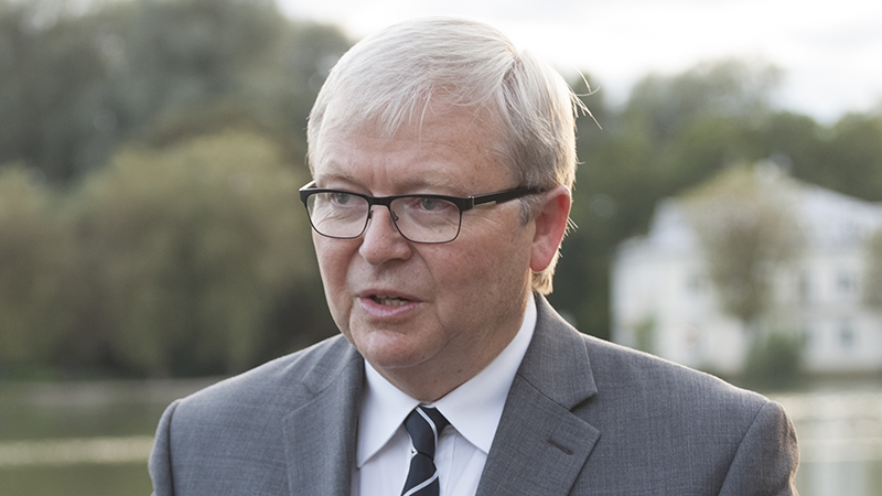 Crest Kevin Rudd Kevin Rudd - China's Long Memory of European Imperialism: Salzburg Global