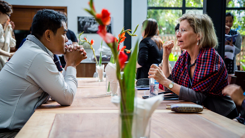 Susanna Seidl-Fox, Program Director of Culture and the Arts in a session at ANCER 2016