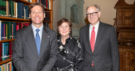 From left to right - Trevor Traina, United States Ambassador to Austria, Helga Rabl-Stadler, President of the Salzburg Festival, and Stephen L. Salyer, President of Salzburg Global Seminar