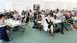 Participants at the fourth Salzburg Global Forum for Young Cultural Innovators.